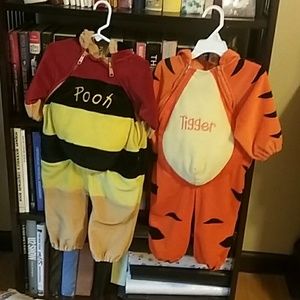 Winnie the pooh and tigger Halloween costumes